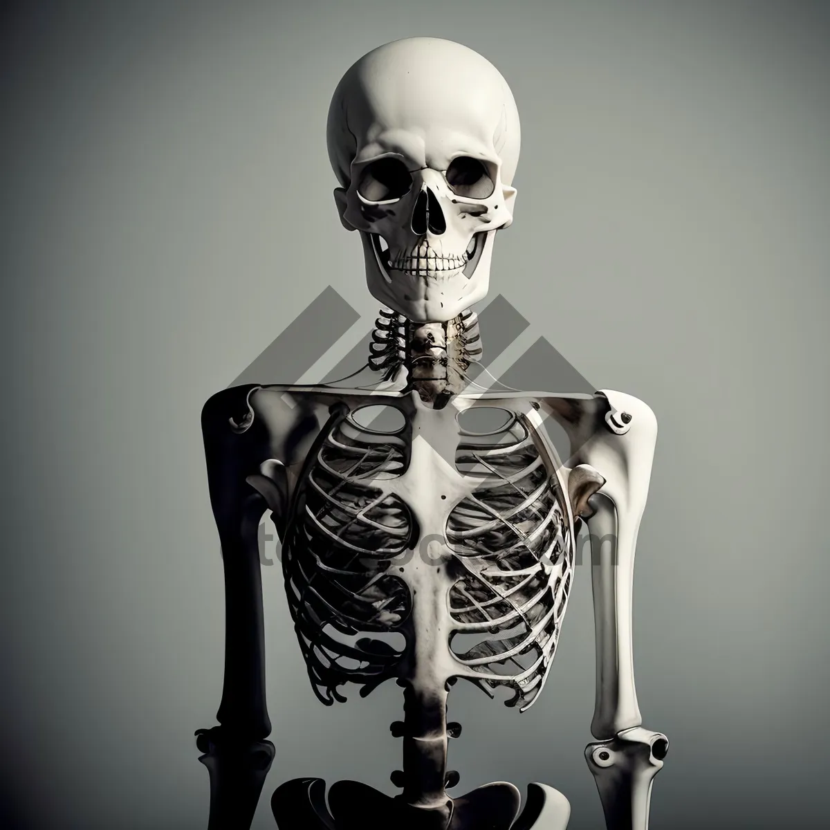 Picture of Man's Skull in Spooky Pose77854