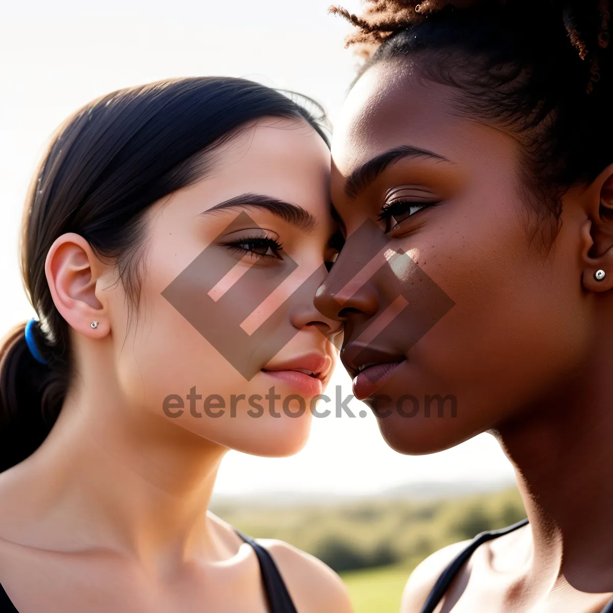 Picture of Smiling couple in love - Happy together