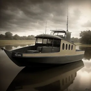 Seaside Serenity: Nautical Luxury Yacht at Harbor