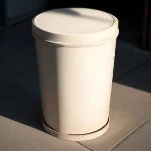 Empty Milk Mug on Table