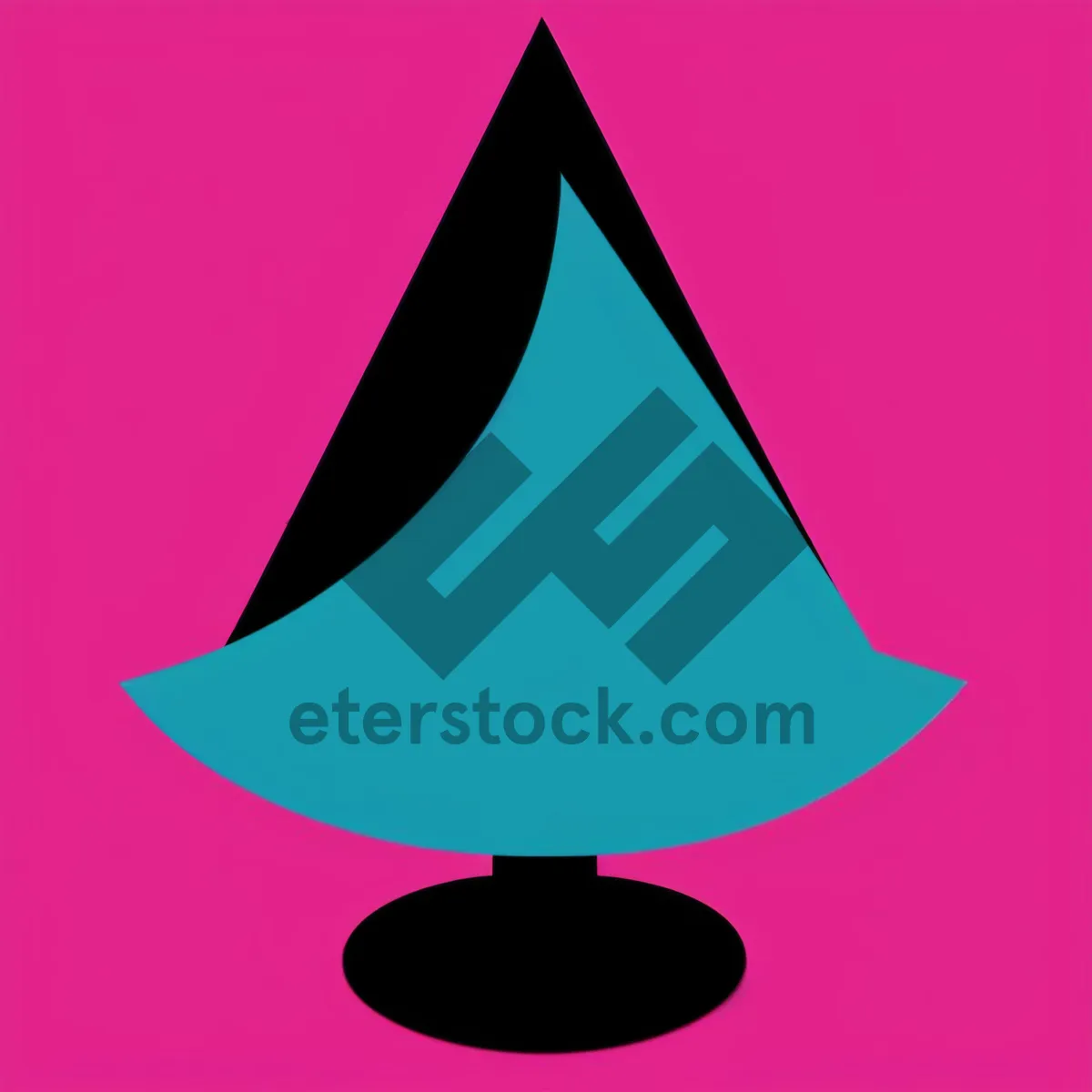 Picture of Sorcerer's Cone Icon: Enchanting Symbol of Magic.