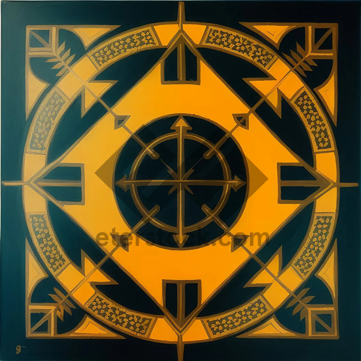 Picture of Bold Pirate Symbol: Fire Station Icon for Heraldry Design