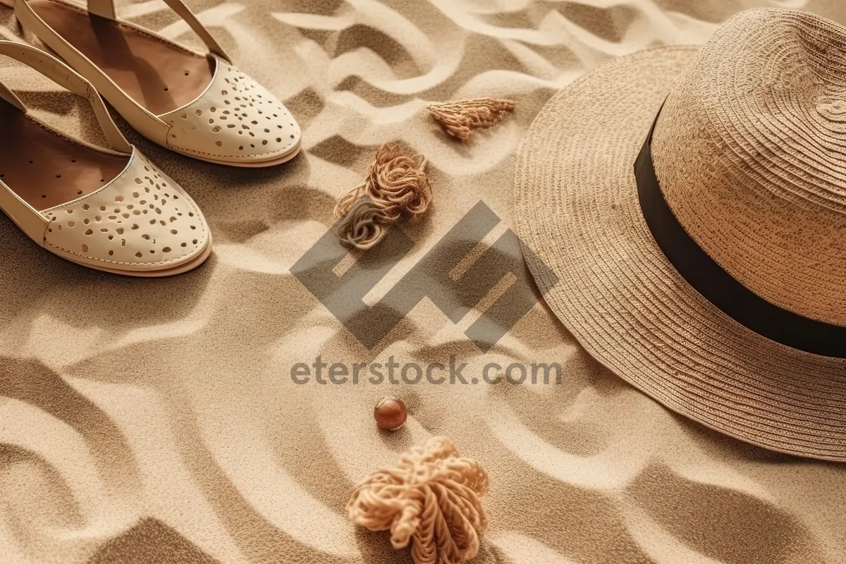 Picture of Embroidered cowboy hat with traditional design.