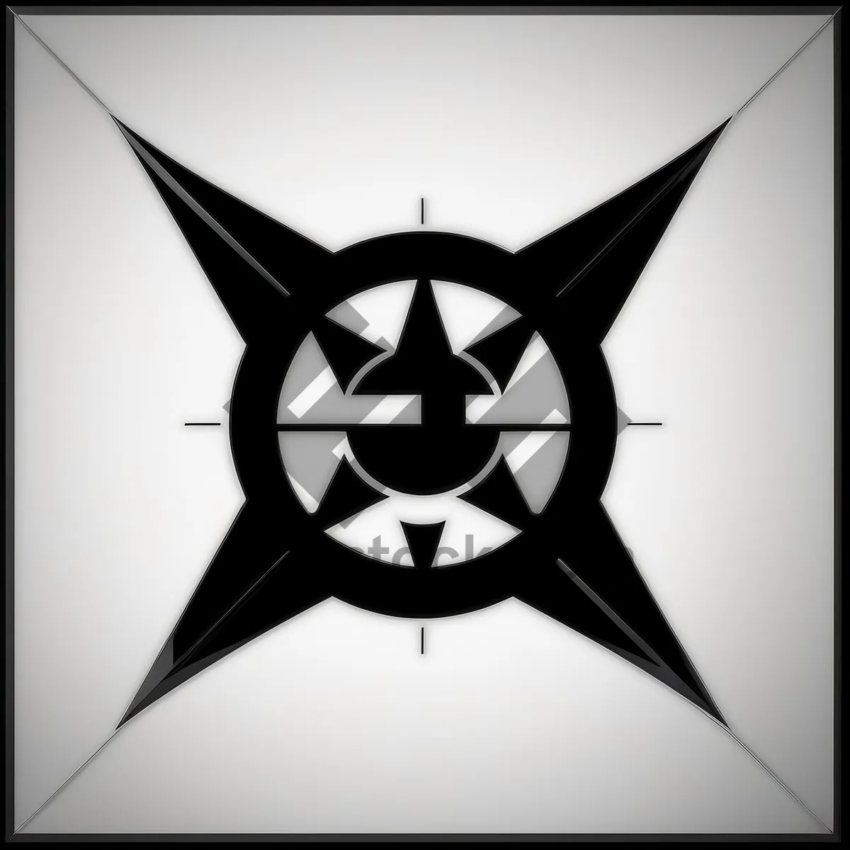 Picture of Enigmatic Pirate Sorcerer Icon: Intricate Graphic Design Symbol