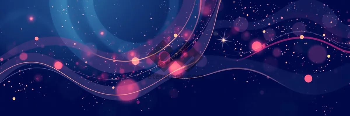 Picture of Sparkling Snowflake Galaxy Celebration Card