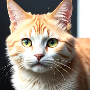 Curious Kitty with Adorable Eyes