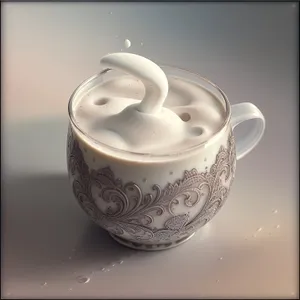 Coffee Mug on Saucer with Spoon