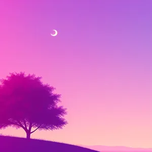 Vibrant Sky: Bright Starlight in Colorful Season's Backdrop