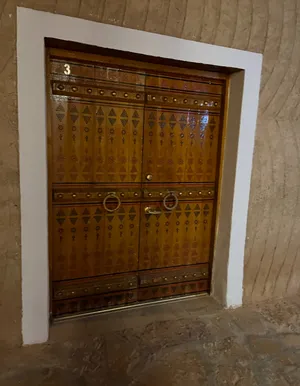 Antique wooden door in old home entrance.