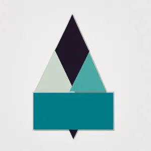 3D Pyramid Symbol Graphic Design