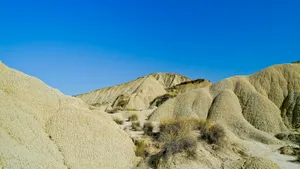 Desert Mountain Landscape Travel in Summer