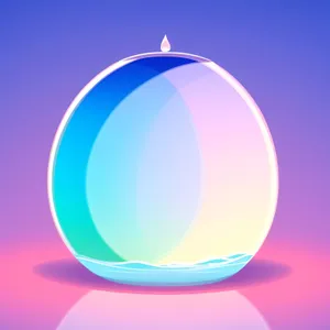 Vibrant Shiny Glass Sphere Button Icon