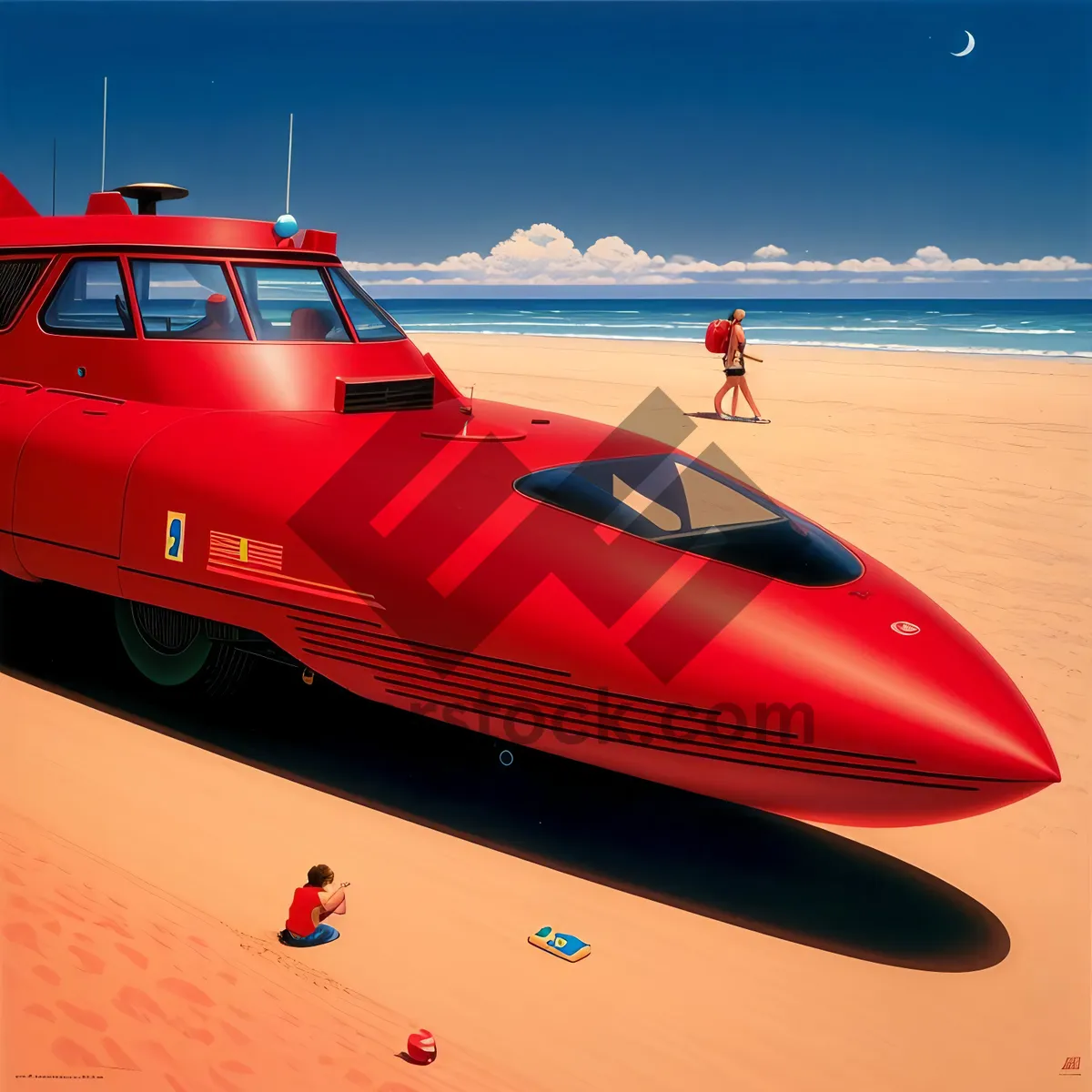 Picture of Airfoil Travel: High-Speed Hovercraft Boat