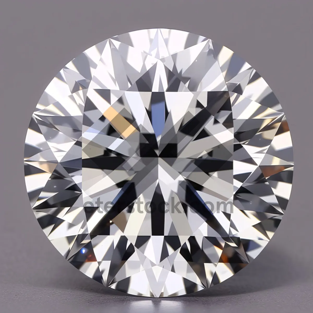 Picture of Shining Gem: Brilliant Round Diamond Crystal