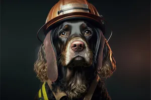 Hunting dog sporting Spaniel portrait