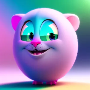 Hilarious Cartoon Character with a Cheery Smile