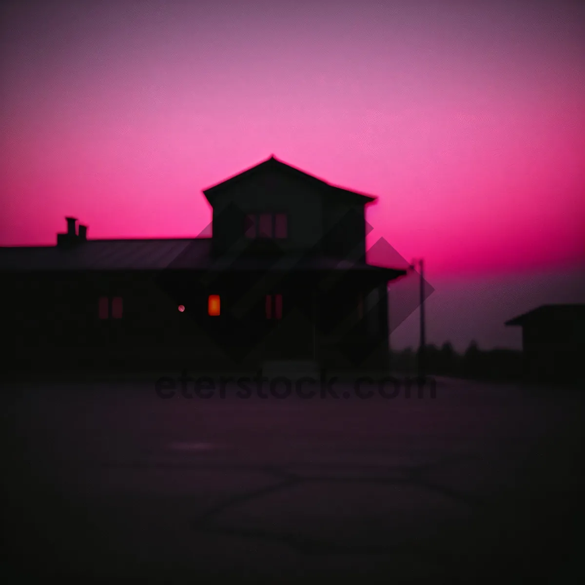 Picture of Rustic Tower at Sunset