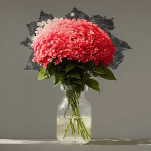 Vibrant Pink Floral Bouquet in Elegant Vase