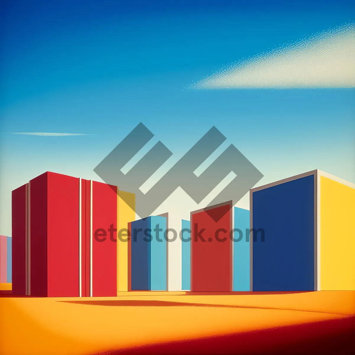 Picture of Export Design Symbol Graphic - 3D Shape Art