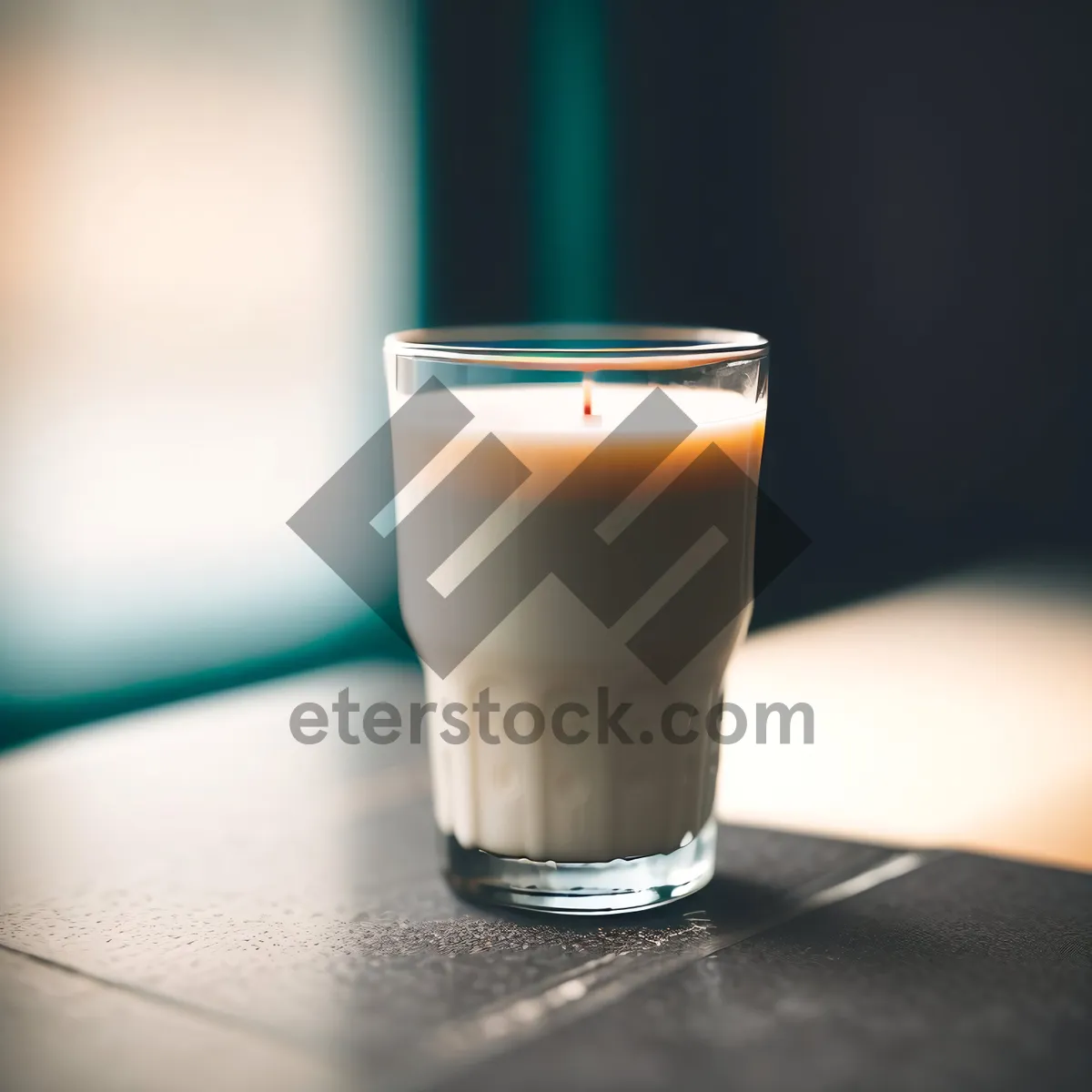 Picture of Foamy Espresso Beverage with Chocolate Cream
