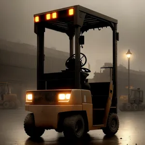 Industrial Forklift - Reliable Cargo Transportation Equipment