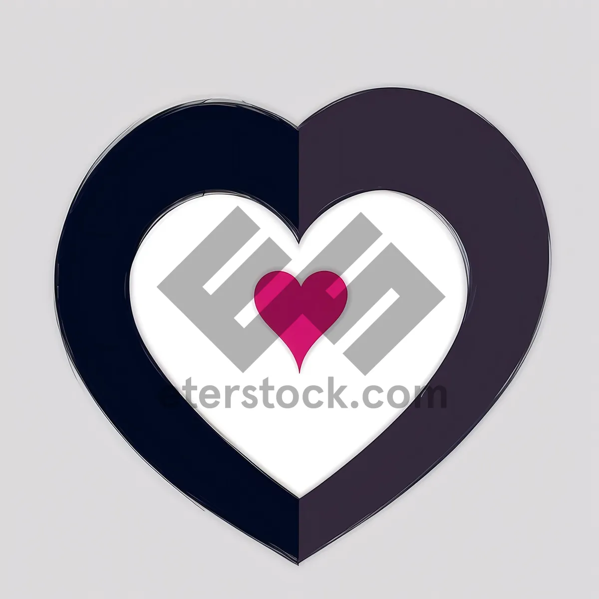 Picture of Romantic Heart Symbol: Love Celebration Icon