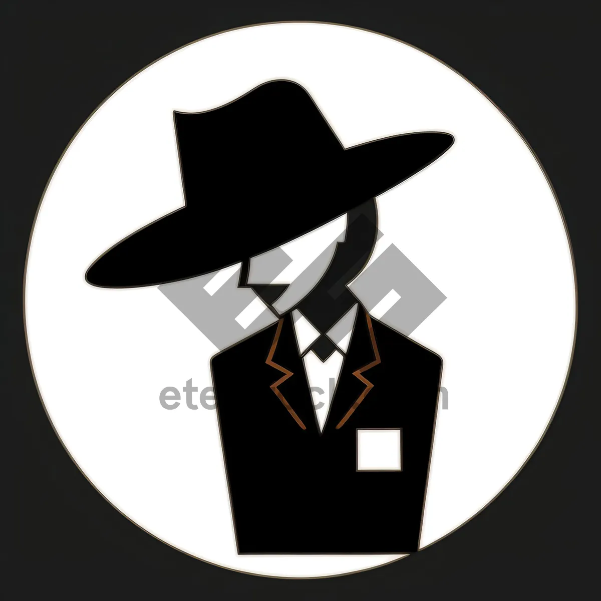 Picture of Black heraldry symbol icon silhouette sign.
