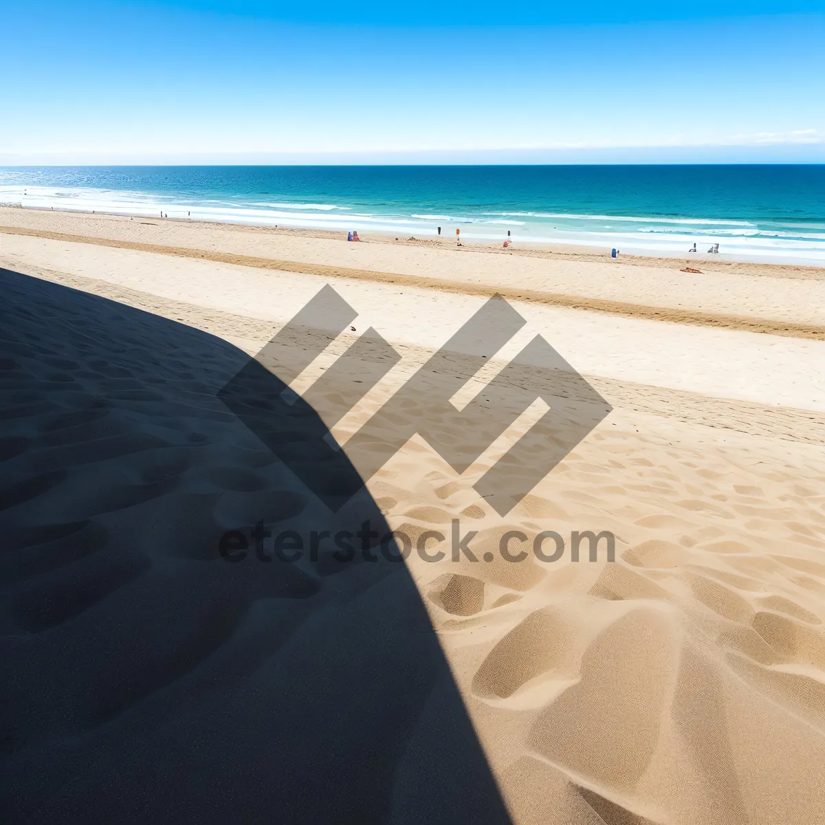 Picture of Tropical Paradise: Tranquil Waves on Sun-Kissed Sands
