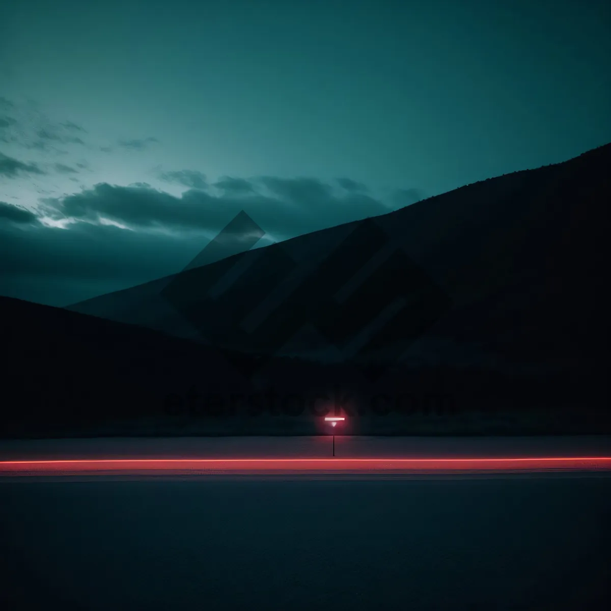 Picture of Serene Sunset Over Countryside Road