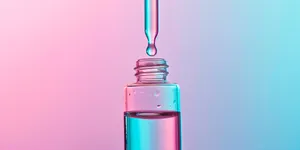 Clean Vodka Bottle with Glass Container - Liquid Perfume