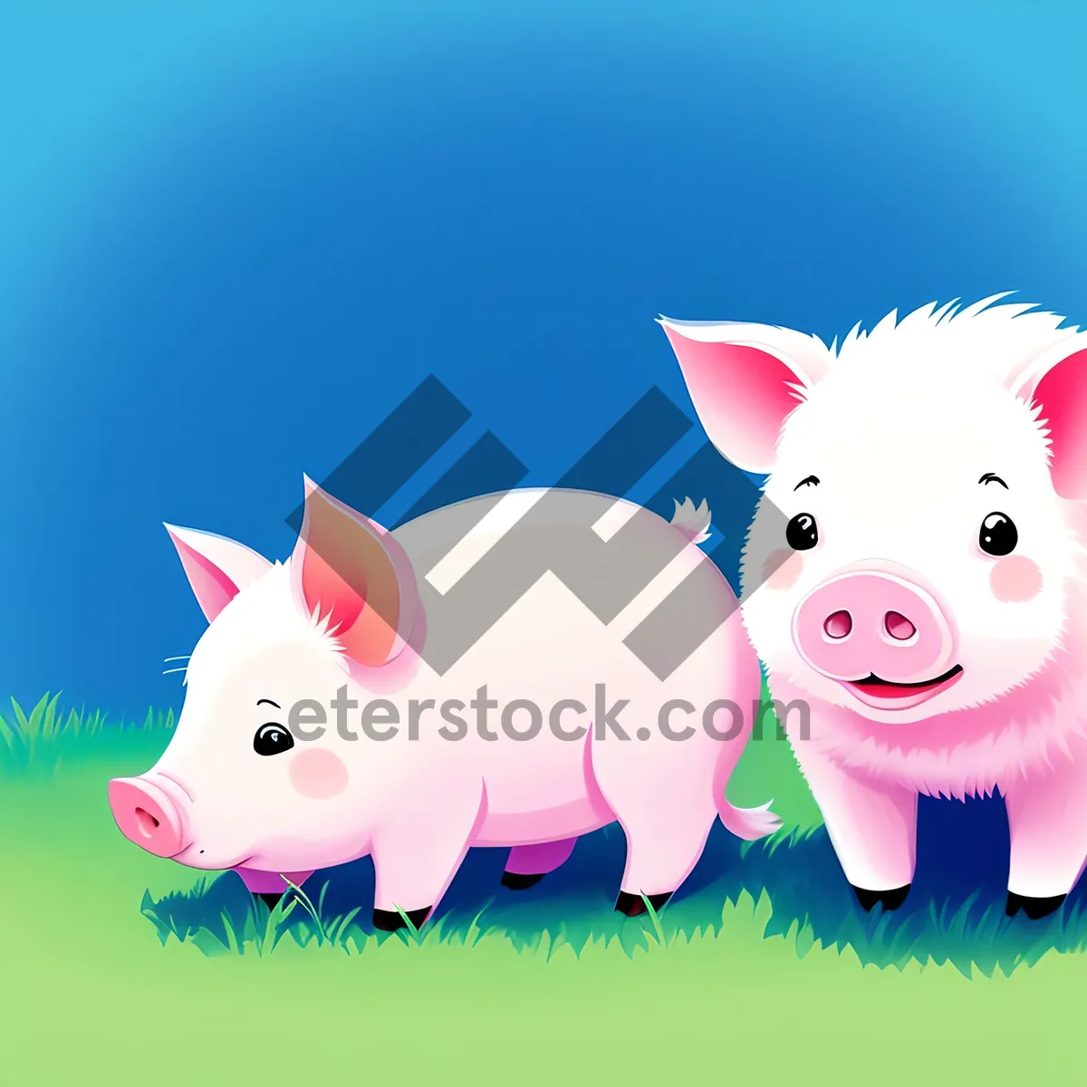 Picture of Pink Piglet Savings Bank: Investing in Financial Wealth.