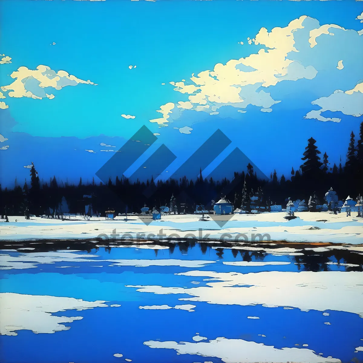 Picture of Sunset Beach Vacation Sky Reflection
