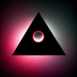 3D Laser Glass Symbolic Icon