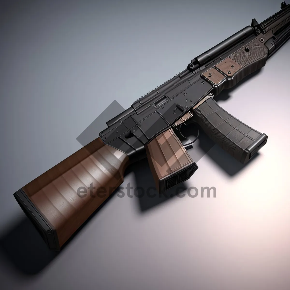 Picture of Mechanical Firearm: Assault Rifle in Action