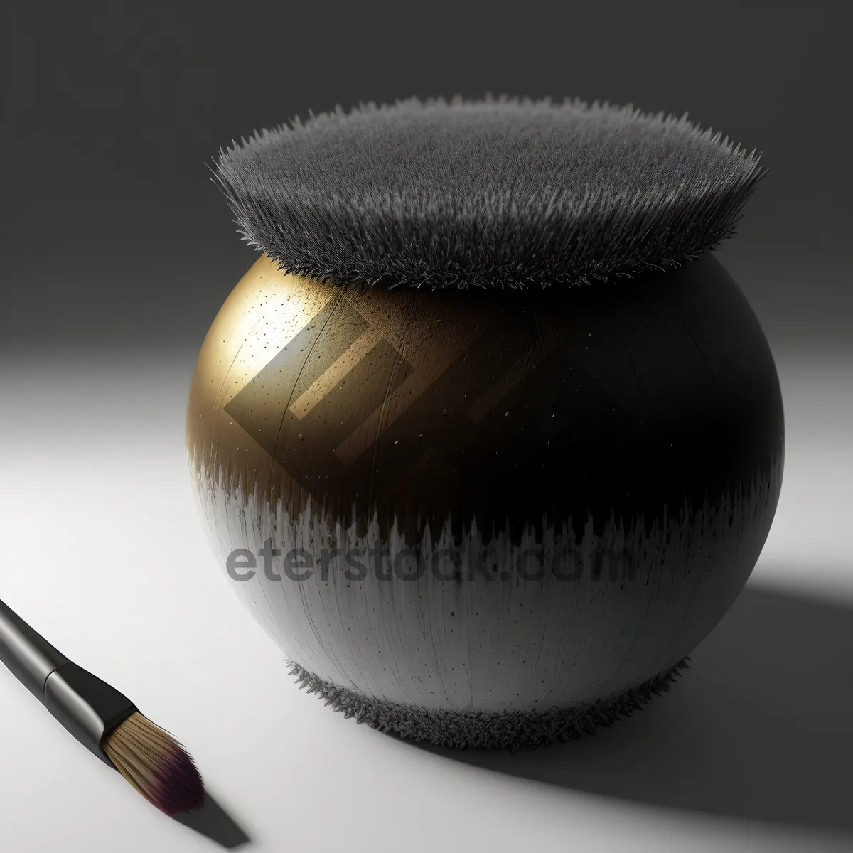 Picture of Bristle Brush Cup Bowl Brown