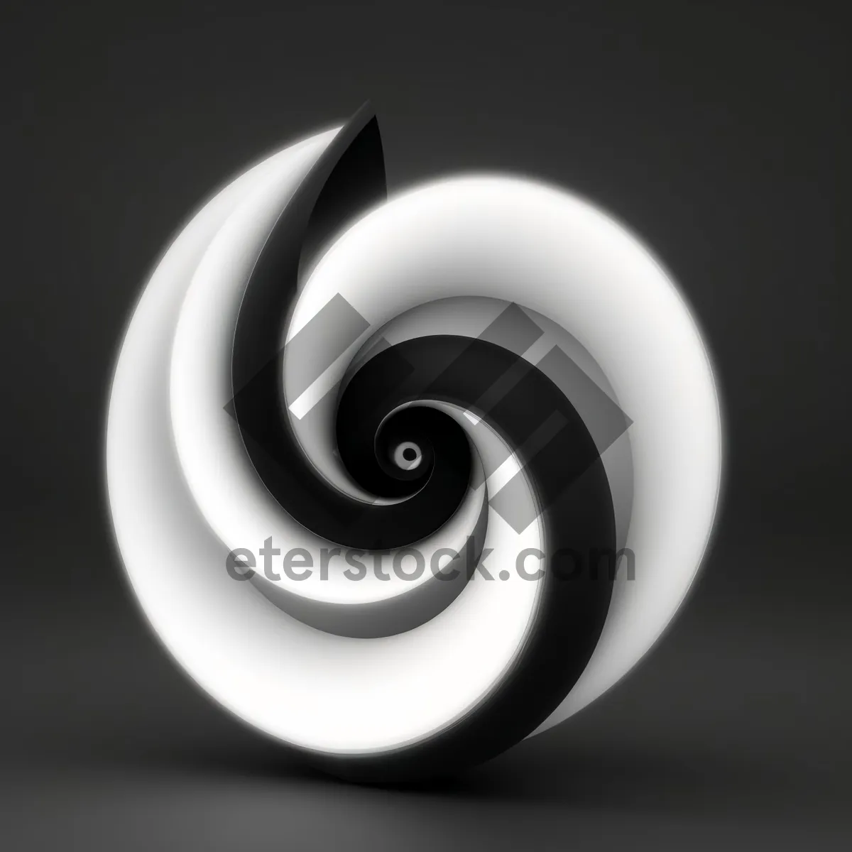 Picture of Mesmerizing Digital Abstract Art with Swirling Marine Waves