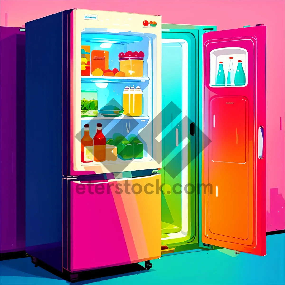 Picture of Cooling Machine: 3D Vending Refrigerator