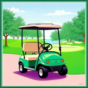 Golf Cart - Driving on the Course