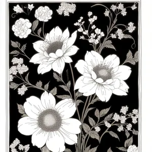 Floral Damask: Vintage-inspired Decorative Wallpaper with Swirls and Flowers