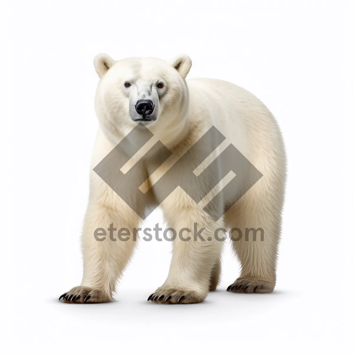 Picture of Arctic Feline Cute Kitten with White Fur