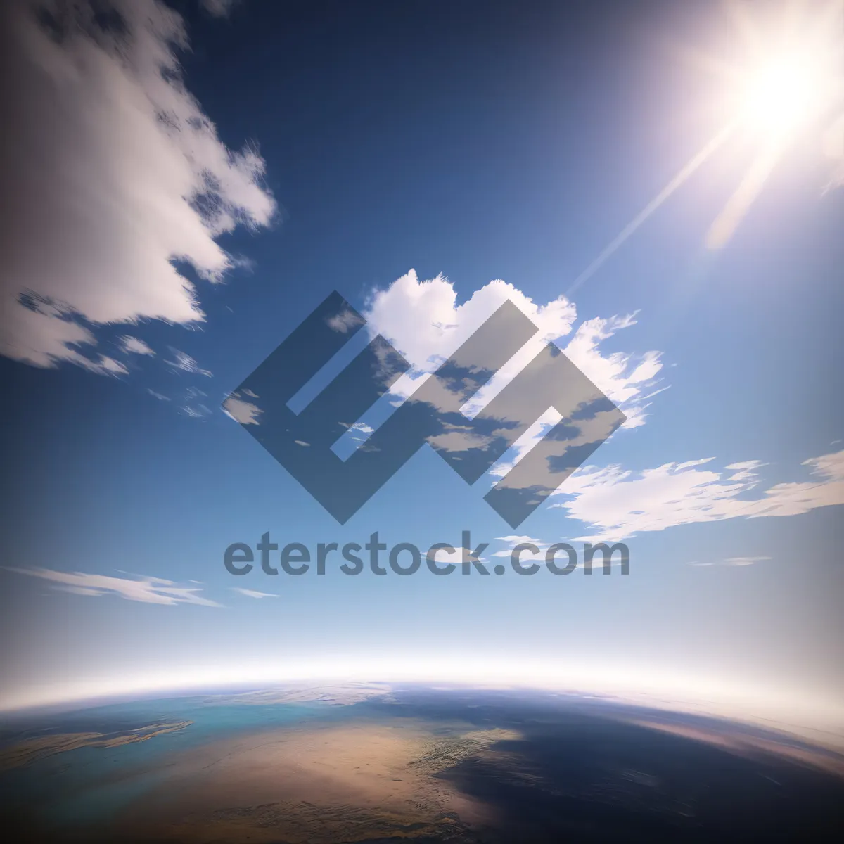 Picture of Vibrant Sky with Sunny Cloudscape