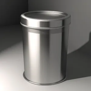 Silver Metal Drink Can - Empty Container