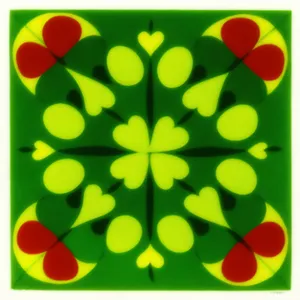 Jelly Art: Polka Dot Clover Design Icon