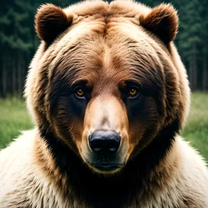 Cute Brown Bear - Majestic Wildlife Predator