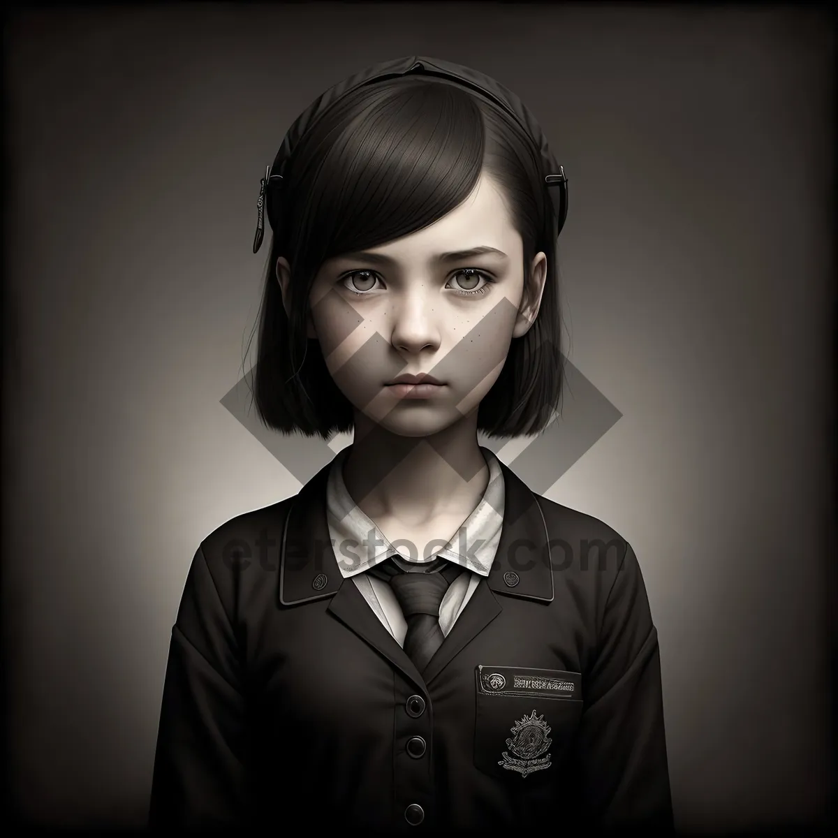 Picture of Smiling Businesswoman in Professional Suit - Cover Girl