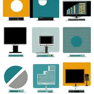 Web Icons Set for Business and Computer Design