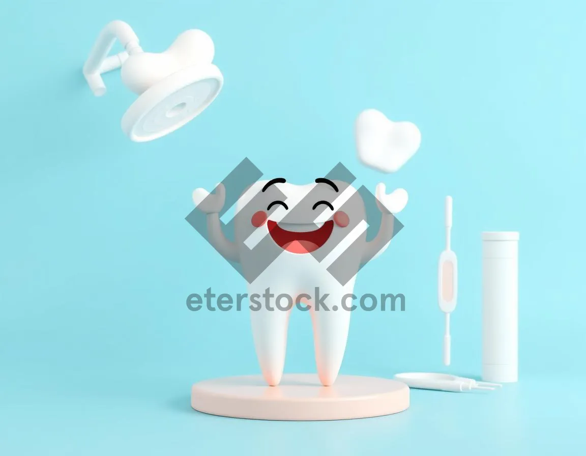 Picture of Cute Cartoon Happy Mustache Clip Art