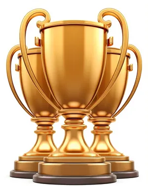 Golden tea cup for celebratory drinks