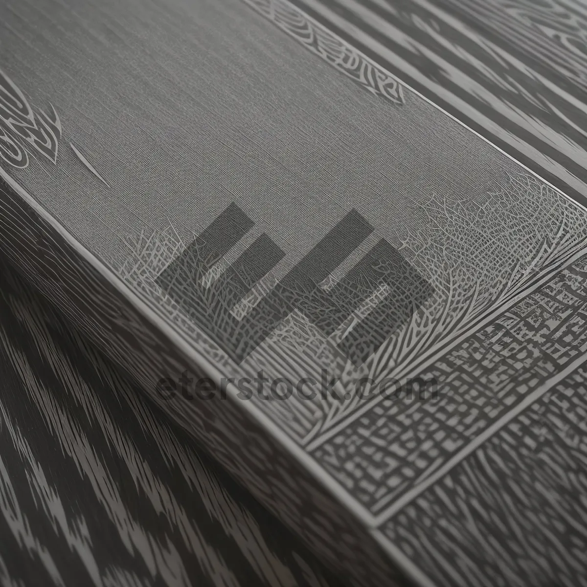 Picture of Metallic Textured Surface: Detailed Abstract Pattern