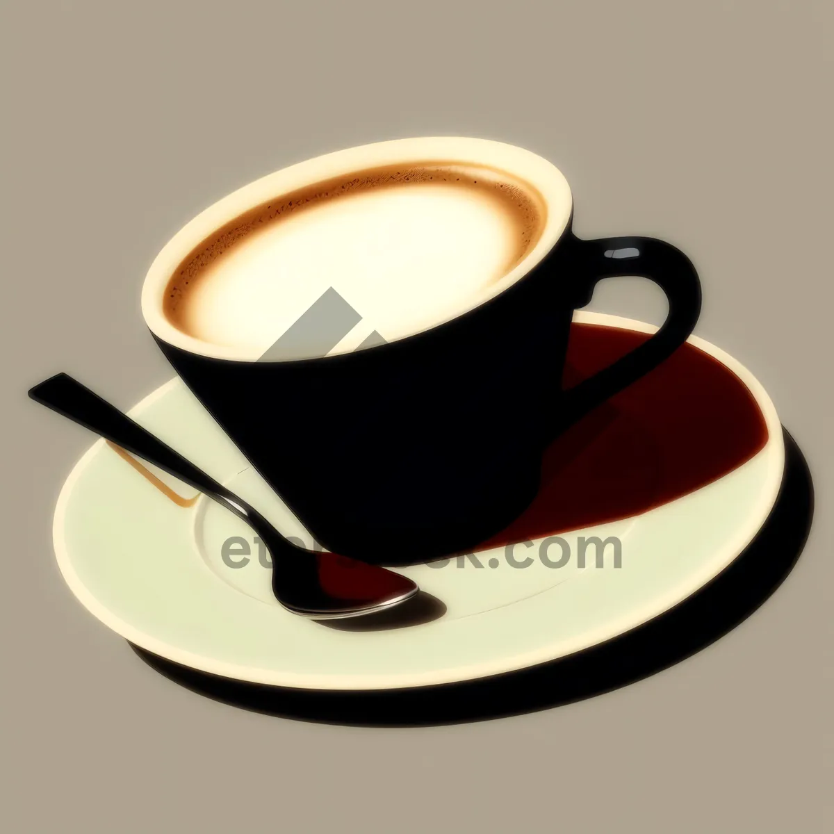 Picture of Steaming Cup of Morning Espresso